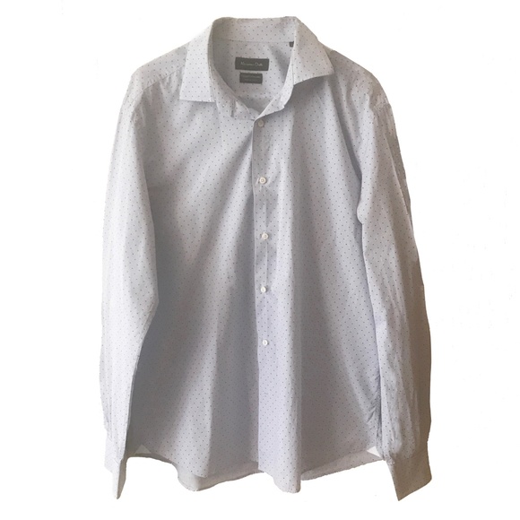 MASSIMO DUTTI MEN'S DRESS SHIRT SIZE 17 - Picture 2 of 8